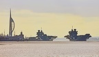 HMS POW + QE 5